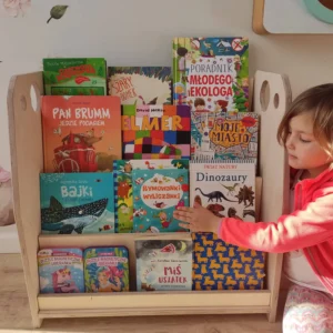 biblioteczka montessori dla dzieci