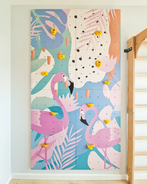 Home climbing wall for children "Flamingos" - Image 3