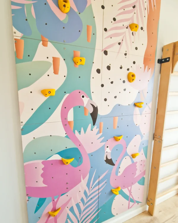 Home climbing wall for children "Flamingos" - Image 5