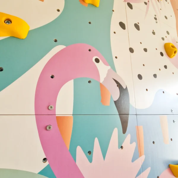 Home climbing wall for children "Flamingos" - Image 7