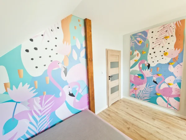 Home climbing wall for children "Flamingos" - Image 9