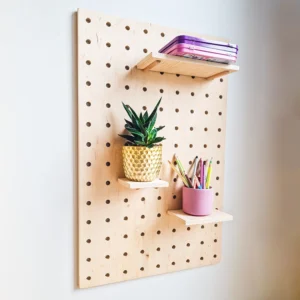 Pegboard – wooden organizer board
