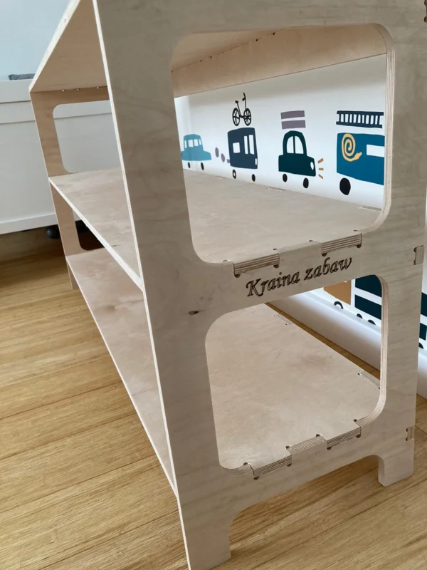 Regał montessori – funkcjonalny mebel dla dziecka w stylu Montessori - obrazek 3