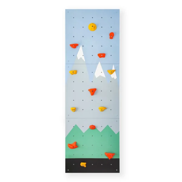 Printed Climbing Wall "Mountains" Gray-Green - Image 4