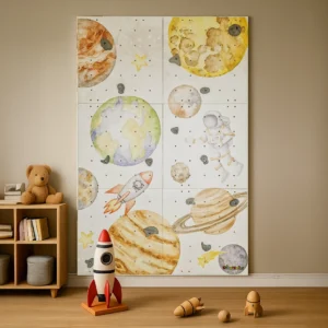 Climbing wall for children "Cosmos"