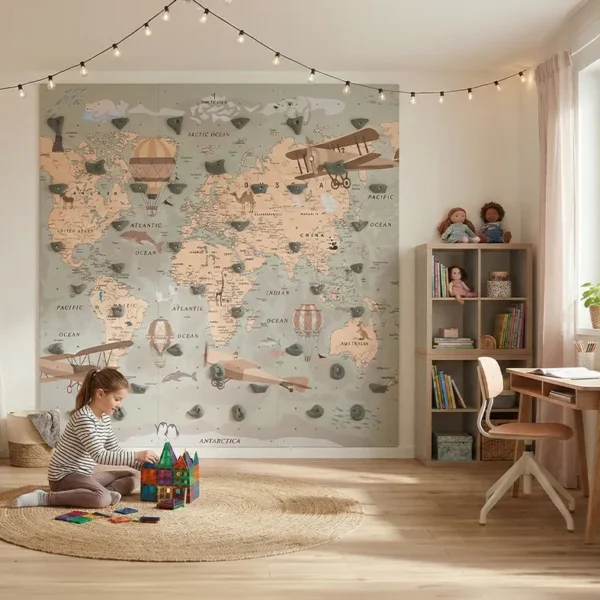 Climbing wall "World Map"