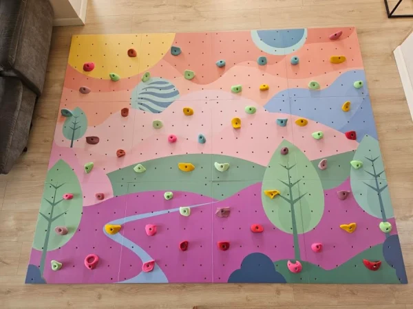 Climbing wall for a child's room "Fairytale Landscape" - Image 4