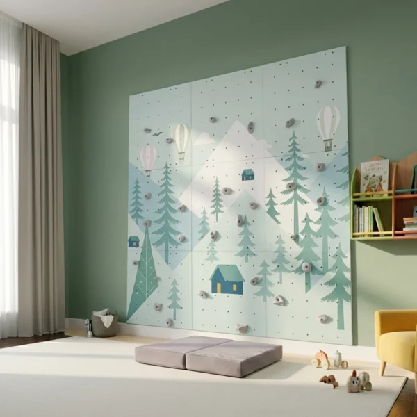 Ścianka do wspinaczki dla dziecka „Leśna Wioska”