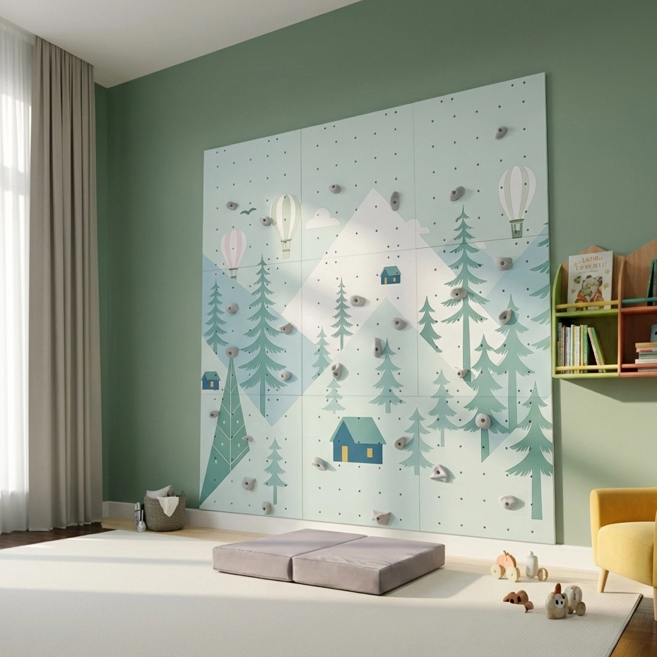 Ścianka do wspinaczki dla dziecka „Leśna Wioska”